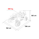 Elektrická bugina - Arctic Cat WILDCAT XX - žltá